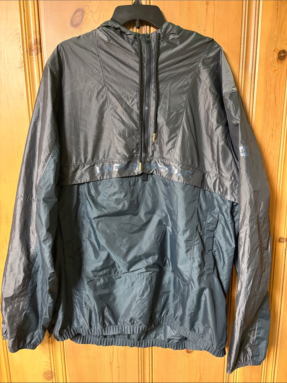 Under armour Men's Hooded Windbreaker Jacket - Gray 3XLT
